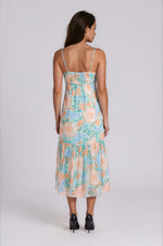 Evelyn Strappy Maxi Dress - Mint/Floral (Final Sale) Evelyn Strappy Maxi Dress - Mint/Floral (Final Sale)