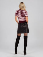 Ivy Tinsel Fluffy Knit Tee - Pink Stripe (Final Sale) Ivy Tinsel Fluffy Knit Tee - Pink Stripe (Final Sale)