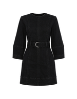 Jocelyn Denim Mini Dress - Washed Black (Final Sale) Jocelyn Denim Mini Dress - Washed Black (Final Sale)