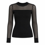 Kenzie Knit Top - Black (Final Sale) Kenzie Knit Top - Black (Final Sale)