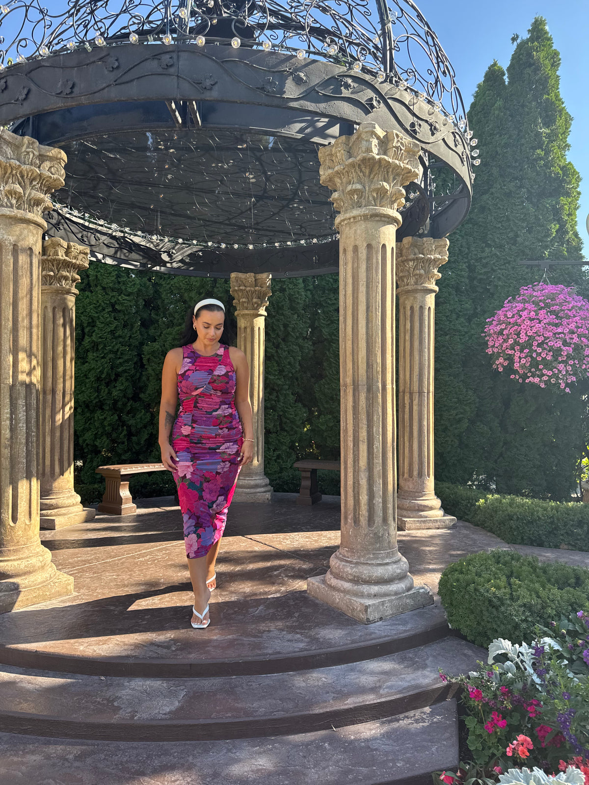 Lexie Mesh Midi Dress - Floral Blooms (Final Sale) Lexie Mesh Midi Dress - Floral Blooms (Final Sale)