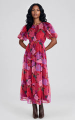 Lexie Tiered Midi Dress - Floral Blooms (Final Sale) Lexie Tiered Midi Dress - Floral Blooms (Final Sale)