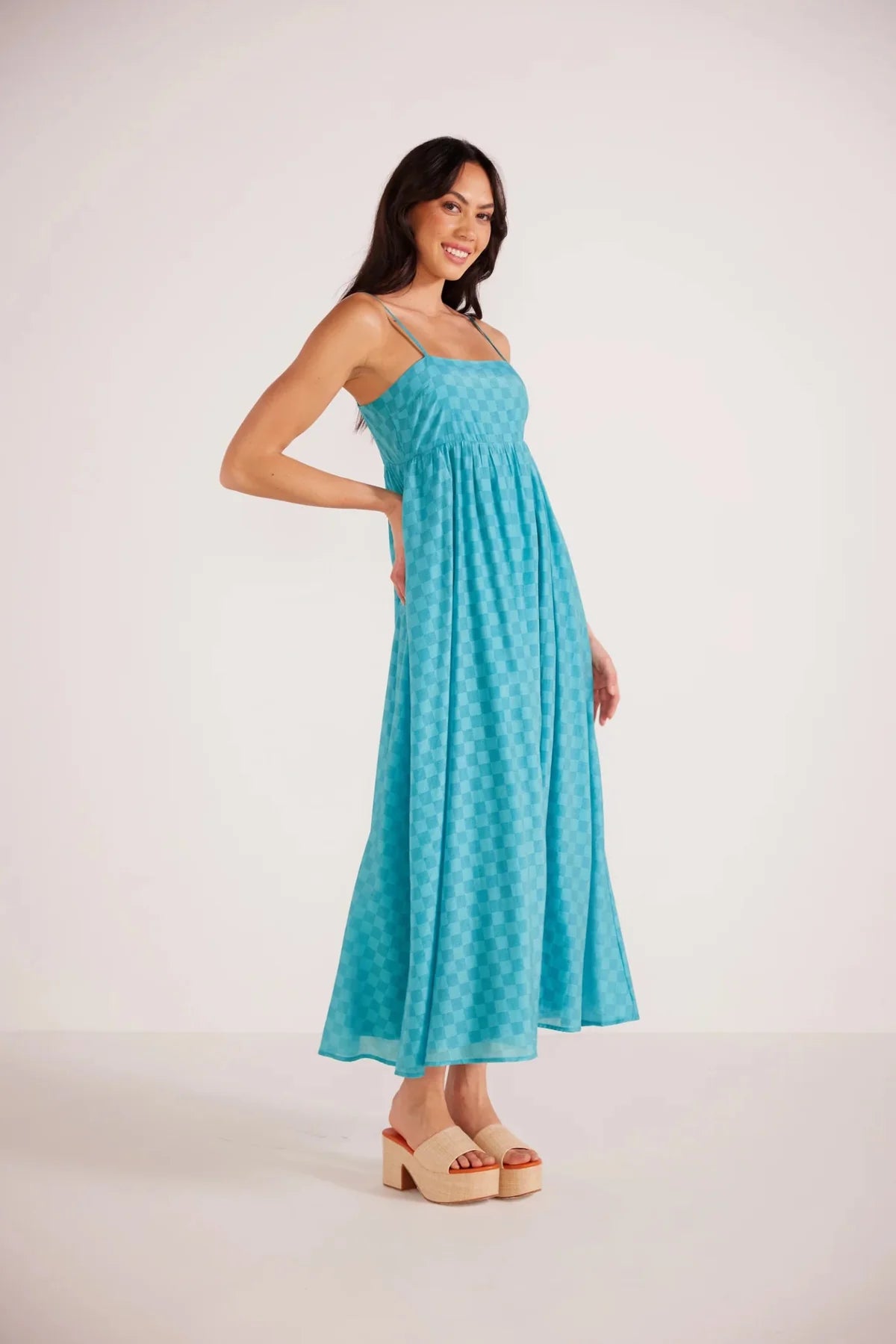 Lucille Strappy Maxi Dress - Teal (Final Sale) Lucille Strappy Maxi Dress - Teal (Final Sale)