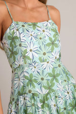 Margaux Maxi Dress - Green/White Floral (Final Sale) Margaux Maxi Dress - Green/White Floral (Final Sale)