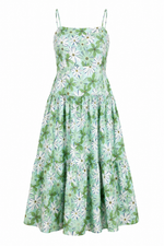 Margaux Maxi Dress - Green/White Floral (Final Sale) Margaux Maxi Dress - Green/White Floral (Final Sale)