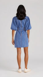 Peyton Denim Mini Dress - Denim Blue (Final Sale) Peyton Denim Mini Dress - Denim Blue (Final Sale)
