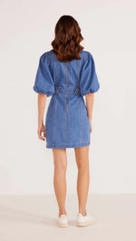 Peyton Denim Mini Dress - Denim Blue (Final Sale) Peyton Denim Mini Dress - Denim Blue (Final Sale)
