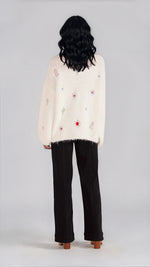 Rosalie Motif Knit Jumper - Ivory (Final Sale) Rosalie Motif Knit Jumper - Ivory (Final Sale)