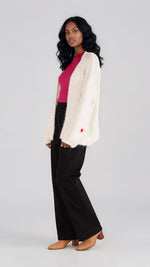 Rosalie Motif Knit Jumper - Ivory (Final Sale) Rosalie Motif Knit Jumper - Ivory (Final Sale)