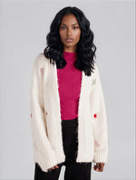 Rosalie Motif Knit Jumper - Ivory (Final Sale) Rosalie Motif Knit Jumper - Ivory (Final Sale)