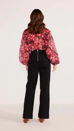 Savannah Long Sleeve Blouse - Painterly Blooms (Final Sale) Savannah Long Sleeve Blouse - Painterly Blooms (Final Sale)