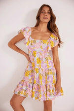 Soleil Tiered Mini Dress - Retro Floral (Final Sale) Soleil Tiered Mini Dress - Retro Floral (Final Sale)