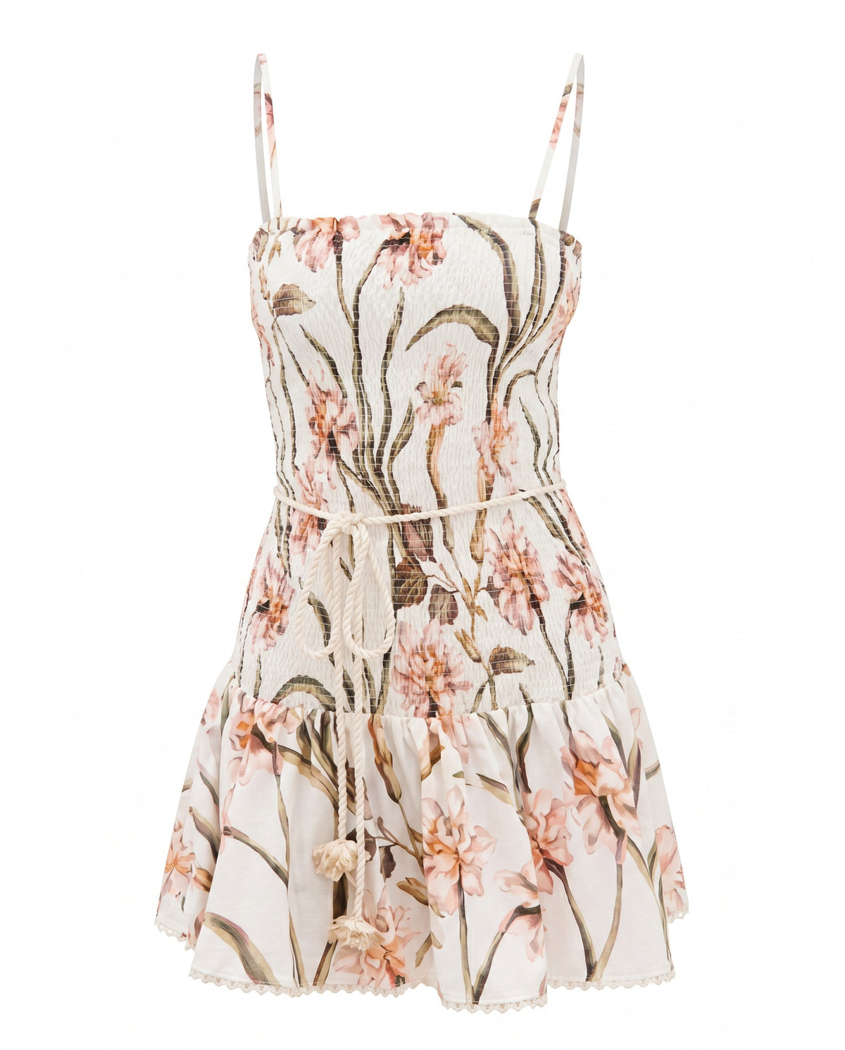 Botanic Retro Mini Dress – Off White (Final Sale) Botanic Retro Mini Dress – Off White (Final Sale)