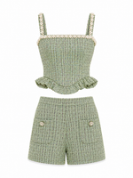 Crystal Tweed Set - Green (Final Sale) Crystal Tweed Set - Green (Final Sale)