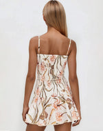 Botanic Retro Mini Dress – Off White Botanic Retro Mini Dress – Off White