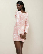 Petal Jacquard Jacket – Pink Petal Jacquard Jacket – Pink