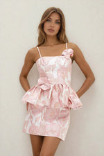 Petal Jacquard Skirt – Pink Petal Jacquard Skirt – Pink