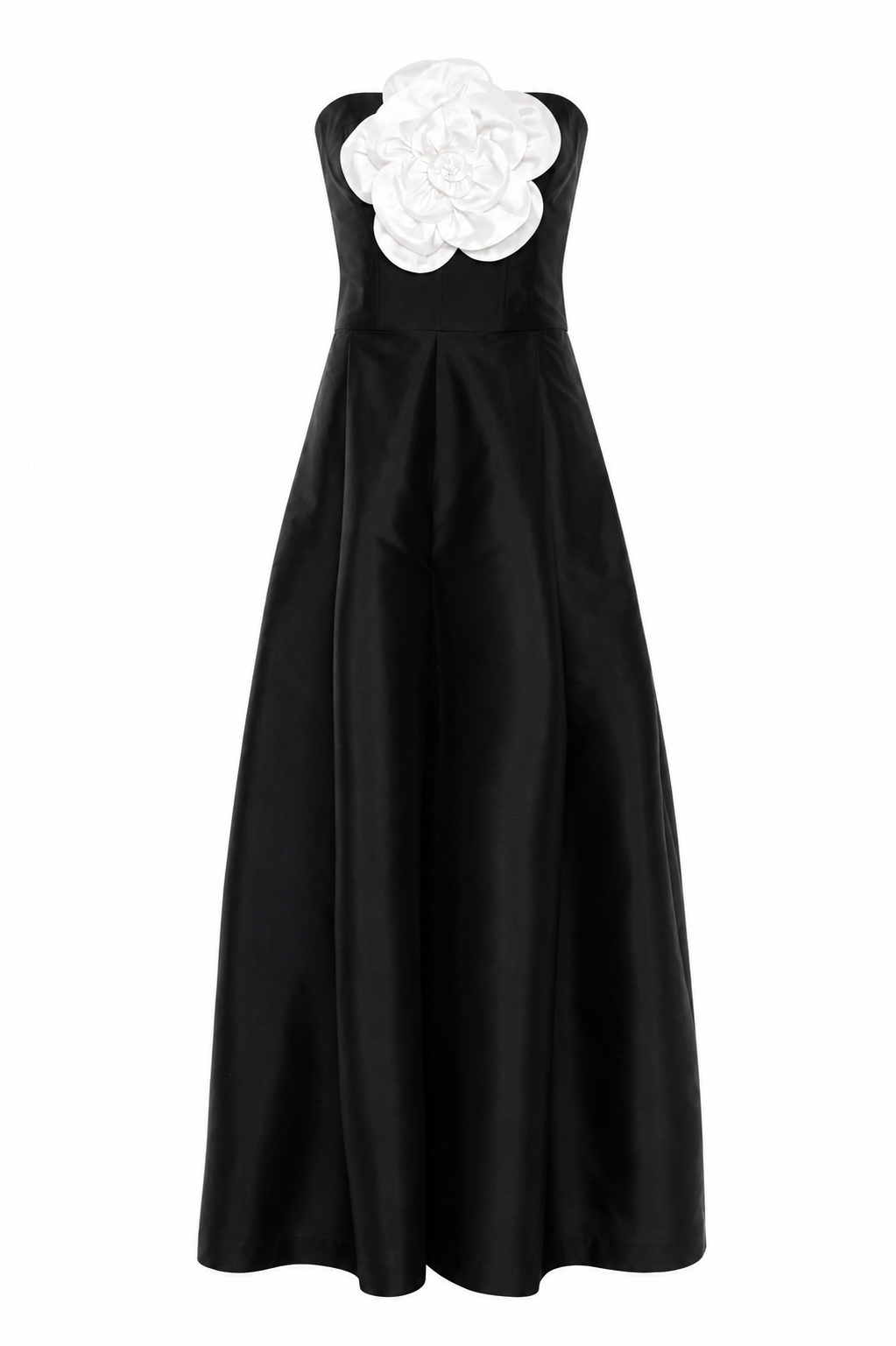 Taffeta Bloom Jumpsuit – Black (Final Sale) Taffeta Bloom Jumpsuit – Black (Final Sale)