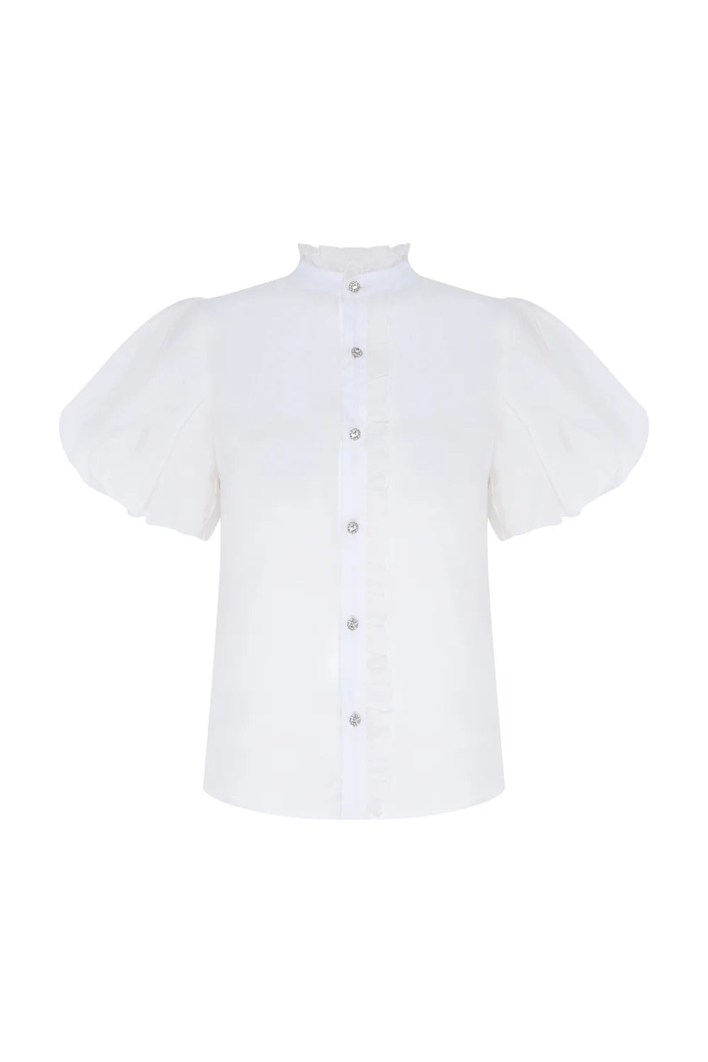 Taffeta Bloom Shirt & Mini Skirt Set - Off White & Black (Final Sale) Taffeta Bloom Shirt & Mini Skirt Set - Off White & Black (Final Sale)