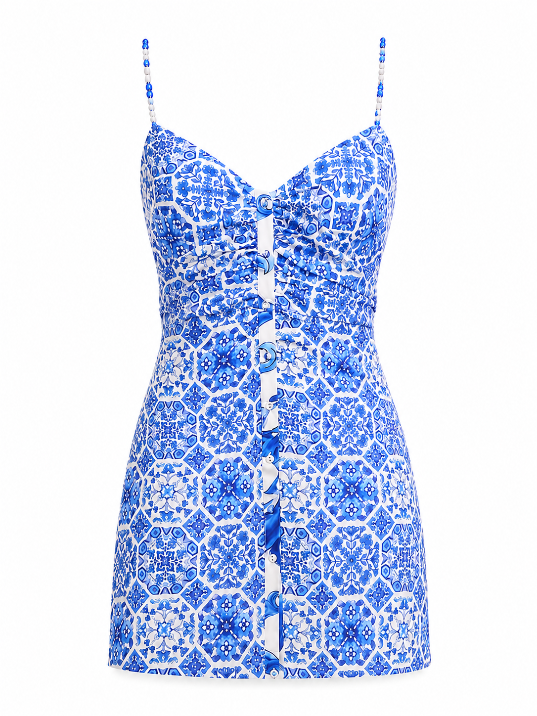 Addie Sleeveless Mini Dress – Spring Navy Positano (Final Sale) Addie Sleeveless Mini Dress – Spring Navy Positano (Final Sale)