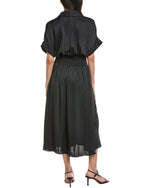 Kayleigh Satin Midi Dress - Black (Final Sale) Kayleigh Satin Midi Dress - Black (Final Sale)
