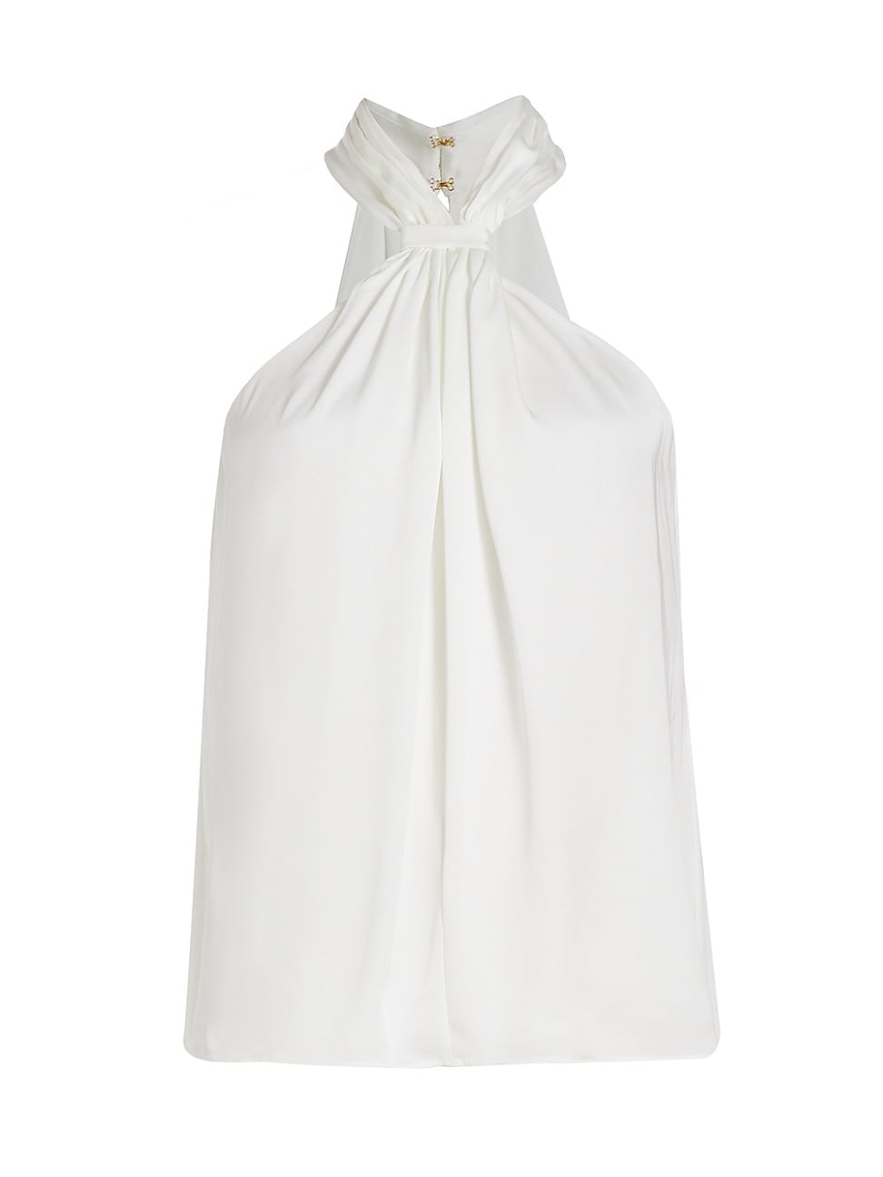 Maia Gather Sleeveless Top - Ivory Maia Gather Sleeveless Top - Ivory