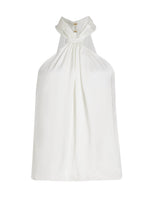 Maia Gather Sleeveless Top - Ivory Maia Gather Sleeveless Top - Ivory