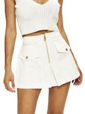 Maryam Mini Skirt - Ivory (Final Sale) Maryam Mini Skirt - Ivory (Final Sale)