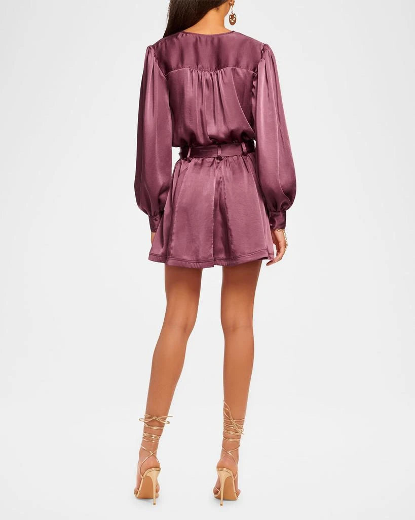Montana Belted Mini Dress - Pinot Noir (Final Sale) Montana Belted Mini Dress - Pinot Noir (Final Sale)