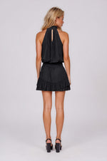 Naya Sleeveless Smocked Mini Dress - Black (Final Sale) Naya Sleeveless Smocked Mini Dress - Black (Final Sale)
