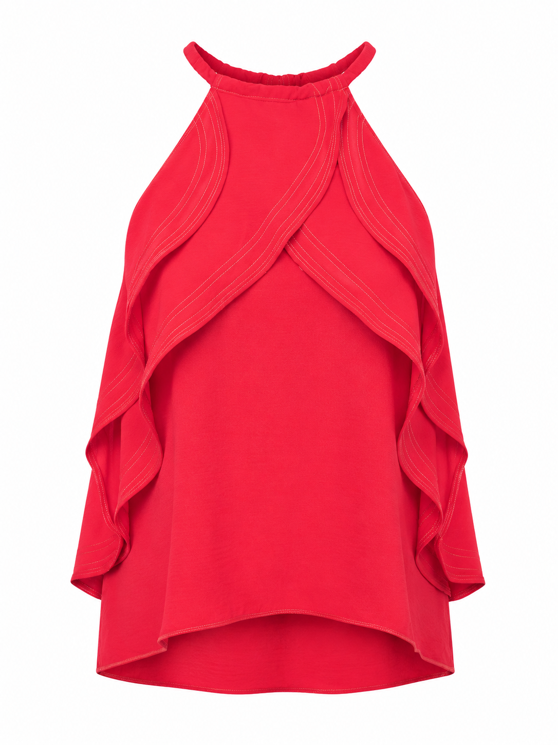 Ola High Neck Tank Top –Flame (Final Sale) Ola High Neck Tank Top –Flame (Final Sale)