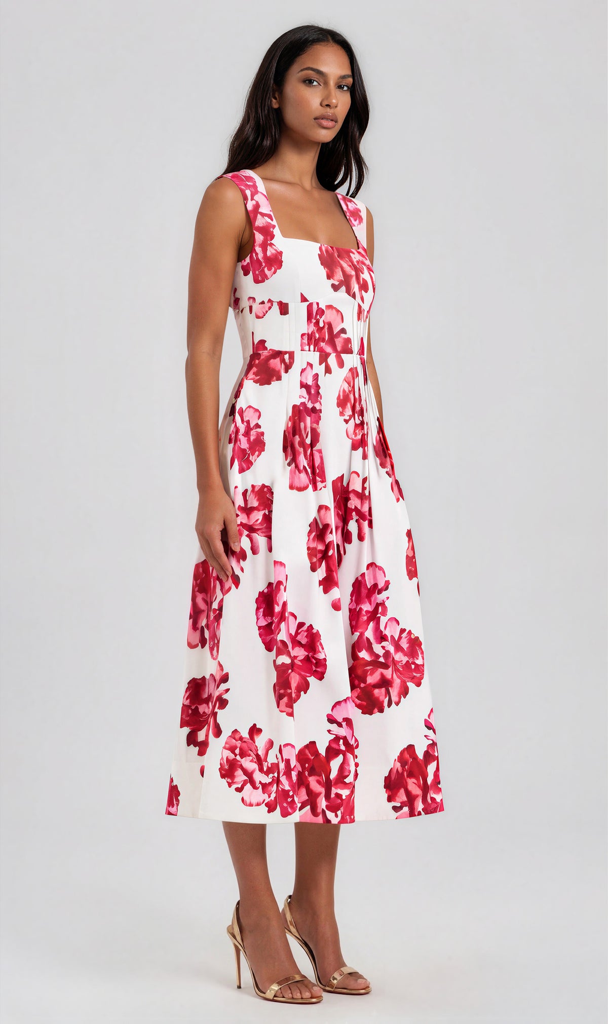 Damask Rose Midi - Print Damask Rose Midi - Print