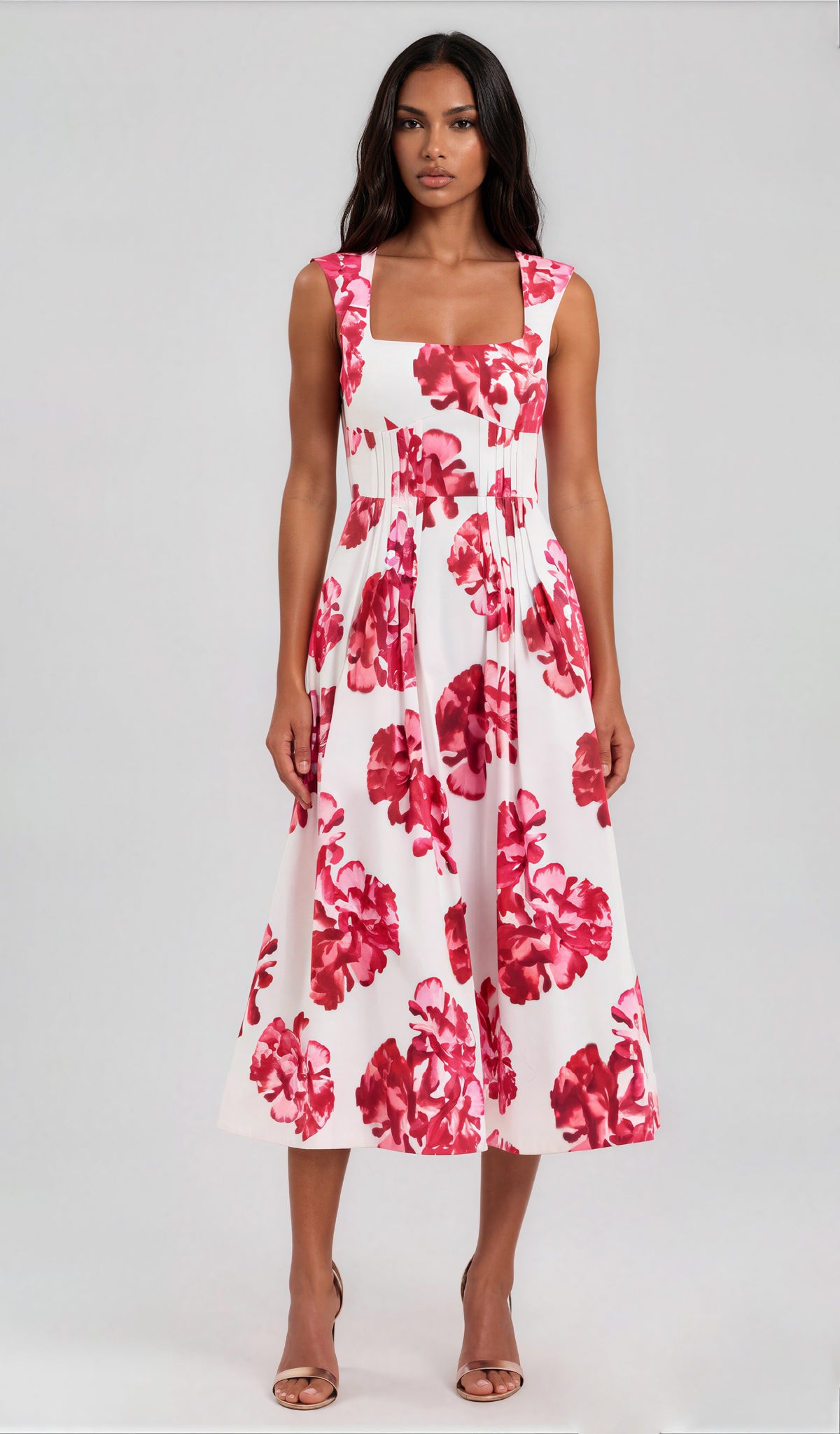 Damask Rose Midi - Print Damask Rose Midi - Print