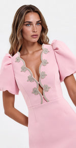 Harlynn Puff Sleeve Mini – Pink Harlynn Puff Sleeve Mini – Pink