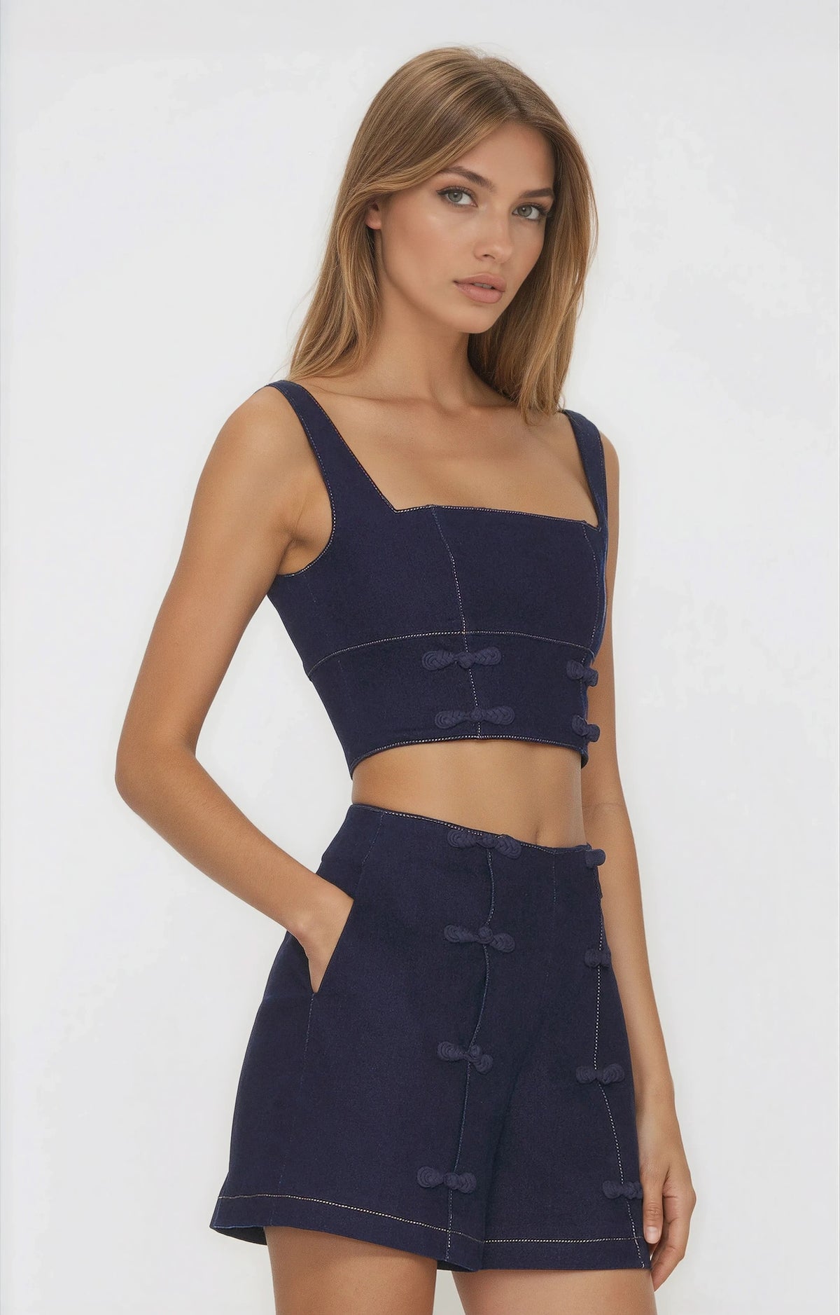 Bridgette & Denver Denim Matching Set Bridgette & Denver Denim Matching Set