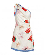 Elba Mini Dress - White Multi Elba Mini Dress - White Multi