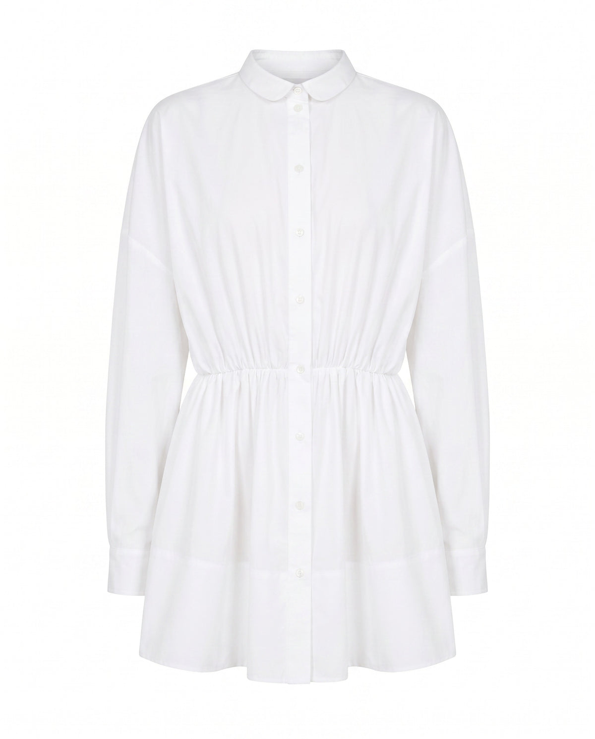 Hattie Shirt Dress – White Hattie Shirt Dress – White