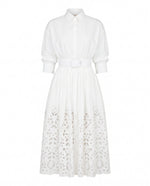 Hayden Shirt Dress – White Hayden Shirt Dress – White