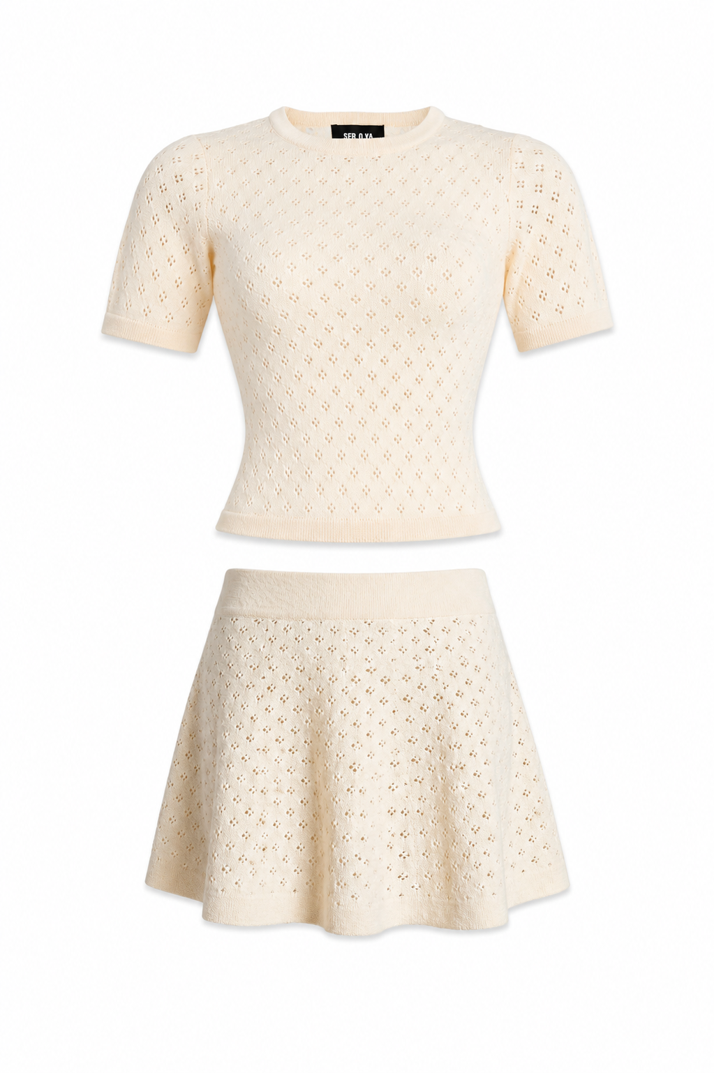 Josie Top & Seren Skirt Set - Eggshell Josie Top & Seren Skirt Set - Eggshell