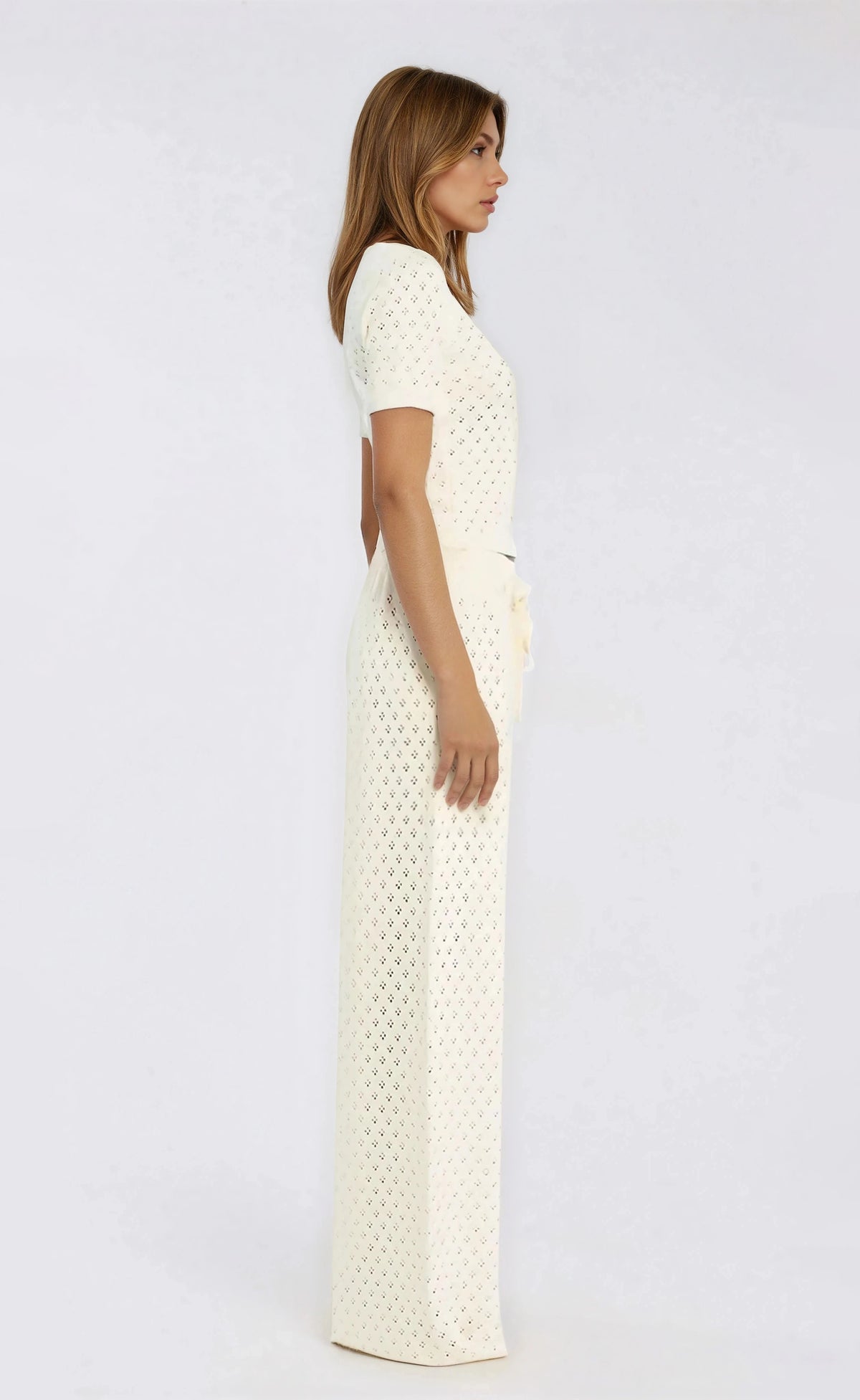 Josie Top & Mali Pant Set - Eggshell Josie Top & Mali Pant Set - Eggshell
