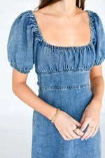 Ashton Dress - Medium Wash Denim (Final Sale) Ashton Dress - Medium Wash Denim (Final Sale)