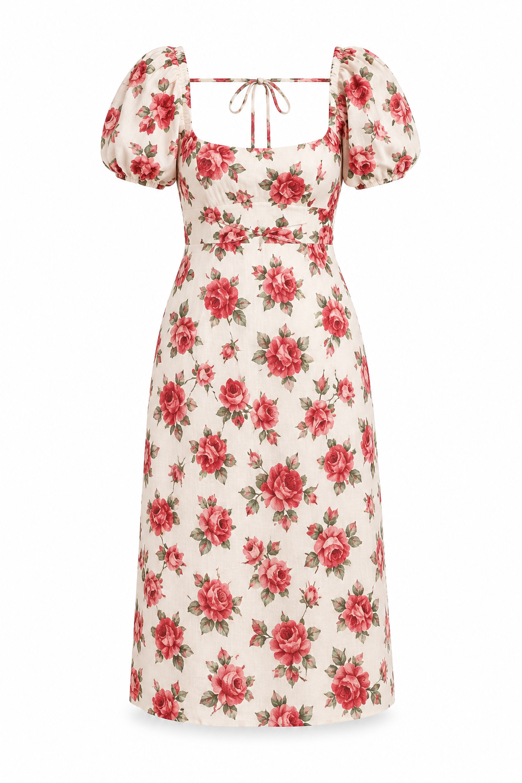 Josefina Midi Dress - Red (Final Sale) Josefina Midi Dress - Red (Final Sale)