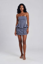 Paule Bustier Top - Denim (Final Sale) Paule Bustier Top - Denim (Final Sale)