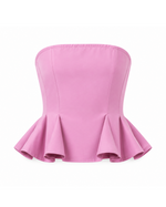 Paule Bustier Set - Pink (Final Sale) Paule Bustier Set - Pink (Final Sale)