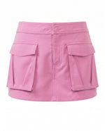 Paule Utility Skort - Pink (Final Sale) Paule Utility Skort - Pink (Final Sale)