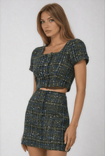 Adelyn Rae - Lauren Tweed High Waist Skirt (Final Sale)