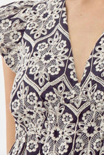 Adelyn Rae - Seriana Embroidered Top (Final Sale)