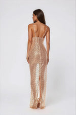 Allegra Sequin Maxi Dress - Gold Allegra Sequin Maxi Dress - Gold