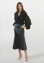 Kindra Vegan Leather Skirt – Black Kindra Vegan Leather Skirt – Black