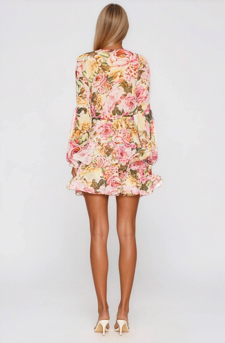 Bedouin Rose Mini Dress – Rose Floral Bedouin Rose Mini Dress – Rose Floral